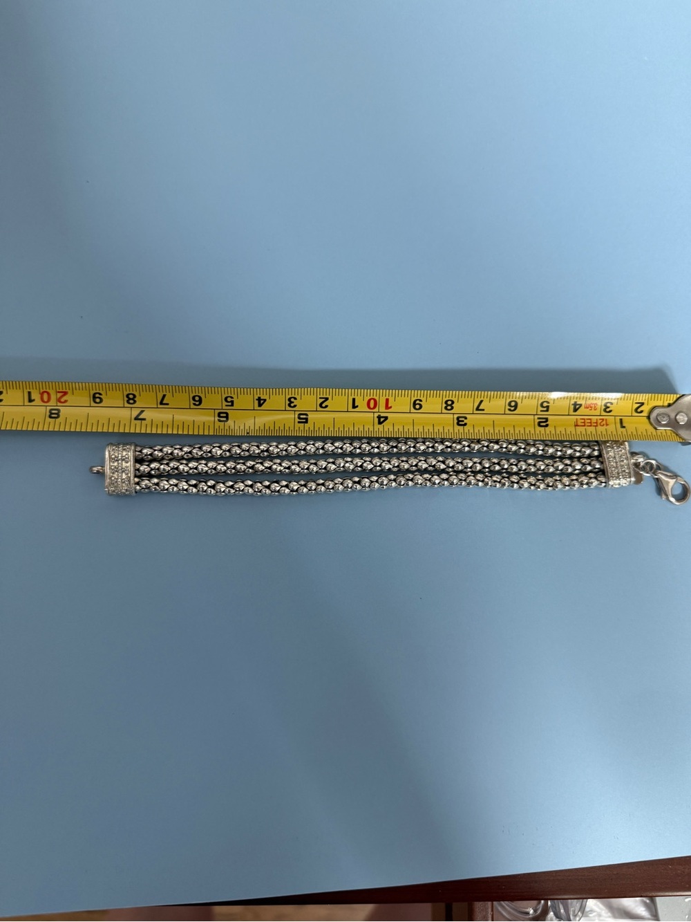 Vintage Silpada Sterling  Silver (43g) Multi-Strand Popcorn Beaded Bracelet - Picture 6 of 6